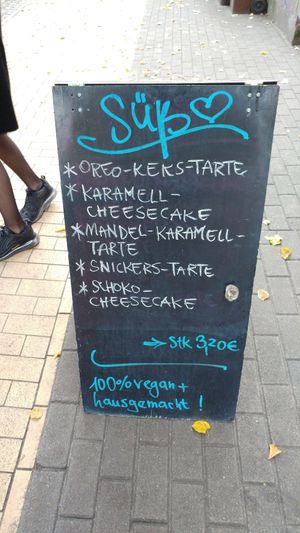 Für die Süßmäuler :-D at Vegangster in Rostock