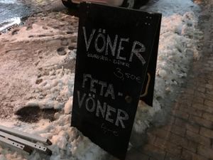 outside at Vegangster in Rostock