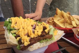 I ate some lovely Vöner: vegan döner!  at Vegangster in Rostock