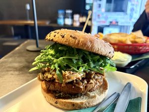 Funghi Burger  at Vegangster in Rostock