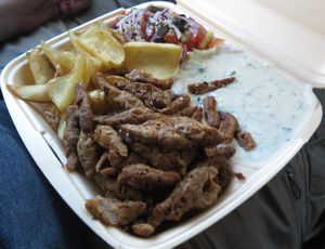 Gyrosteller at Vegangster in Rostock