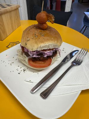 Bean Burger  at Rustic in South East London