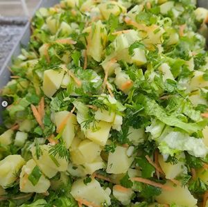 Potato Salad at Bizim Mutfak in Kirklareli