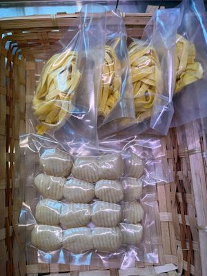 Gnocchi di patate e tagliatelle at Mamma Michela  in Desenzano Del Garda