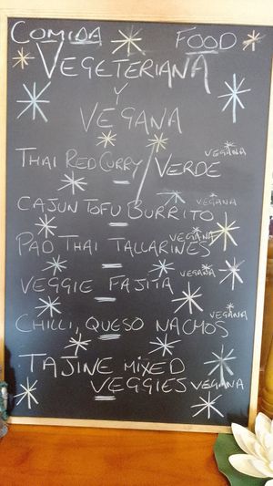 Vegana Platos . at El Espejo in La Palma