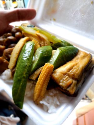 My com chay at Sen Vàng in Ho Chi Minh City