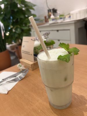 Lemon and coconut juicee  at So_lo Café - Copacabana in Rio De Janeiro