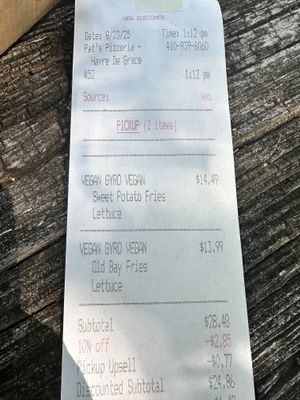   at Pats Pizzeria & Grill in Havre De Grace