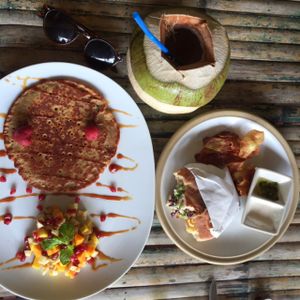 VERY flavorful, yummy food  at Green Gallery in Koh Phangan