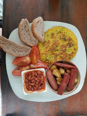 English Breakfast at Green Gallery in Koh Phangan