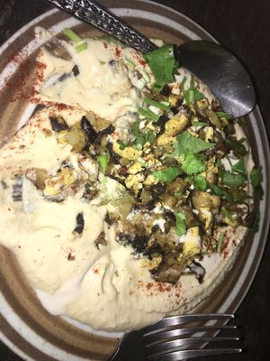 Shawarma with Hummus at Green Gallery in Koh Phangan