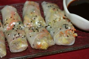 Vietnamese Rolls at Green Gallery in Koh Phangan