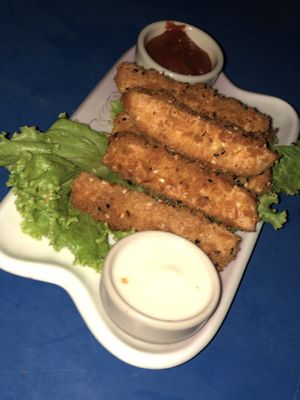 Tofu nuggets  at Green Gallery in Koh Phangan