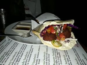 Falafel Sandwich at Green Gallery in Koh Phangan