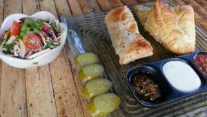 burekas at Green Gallery in Koh Phangan