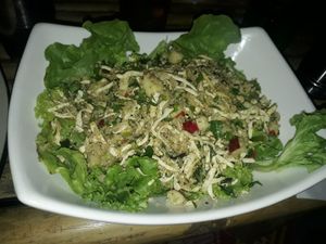 Salad at Green Gallery in Koh Phangan