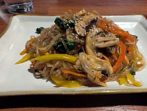 Japchae at The K Korean Restaurant in Diani