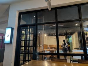 From outside at The K Korean Restaurant in Diani