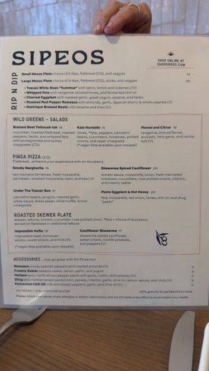  at Sipeos Café & Bar in Walnut Creek