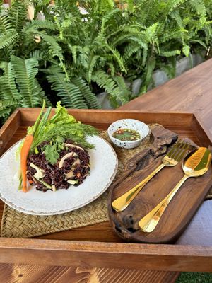 Fried rice vegan   at Amanita in Koh Lanta