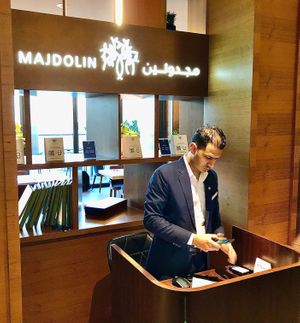 The venue at Majdolin Restaurant in Sharjah