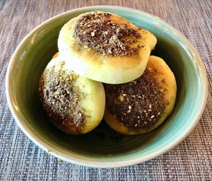 Zataar manakish at Majdolin Restaurant in Sharjah