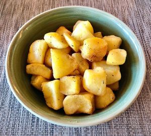 Batata harra at Majdolin Restaurant in Sharjah