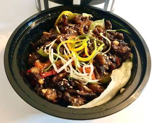 Mushroom congee at Moshi - JLT in Dubai