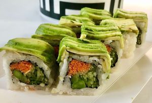 Spider avocado maki at Moshi - JLT in Dubai