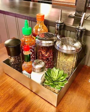 Condiments  at Pitfire Pizza - Arjan  in Dubai