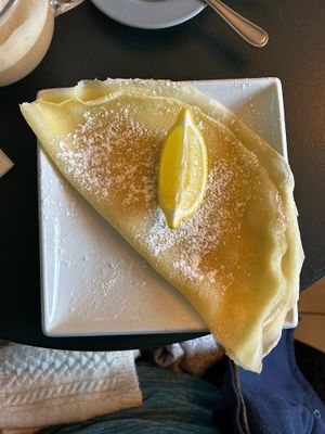 Plant Based Lemon and Sugar Crêpe at Delicious   in Harrogate
