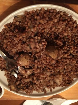 Mushroom kasza at Dobra Kasza Nasza in Zakopane