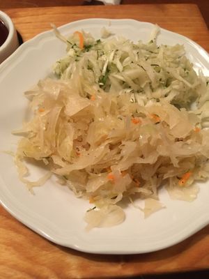 Salads with the kasza  at Dobra Kasza Nasza in Zakopane