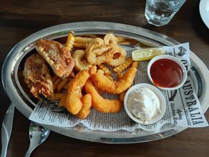 "Seafood " platter at Ping An Veggie Time @Dover Gardens in Adelaide