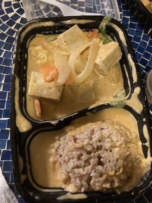 Massaman curry  at Red Curry Vegan Kitchen in Flagstaff