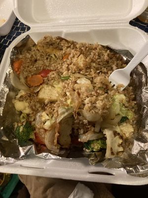 Veggie fried rice  at Red Curry Vegan Kitchen in Flagstaff