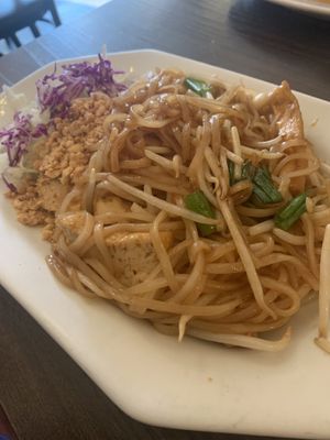 Tofu Pad Thai at Red Curry Vegan Kitchen in Flagstaff