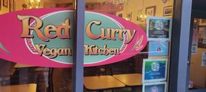 Storefront at Red Curry Vegan Kitchen in Flagstaff