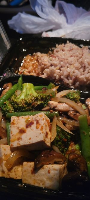 Lemongrass green Curry at Red Curry Vegan Kitchen in Flagstaff