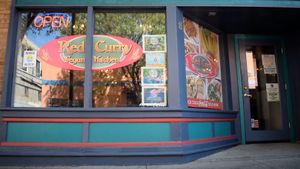 exterior at Red Curry Vegan Kitchen in Flagstaff
