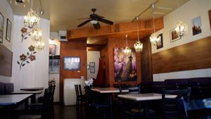 interior at Red Curry Vegan Kitchen in Flagstaff