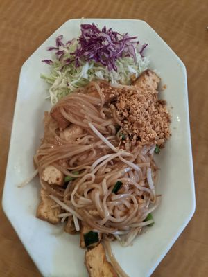 Tofu Pad Thai at Red Curry Vegan Kitchen in Flagstaff