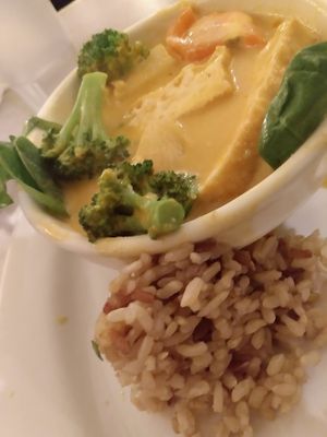 Green Curry at Red Curry Vegan Kitchen in Flagstaff