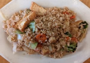 Veggie Fried Rice at Red Curry Vegan Kitchen in Flagstaff