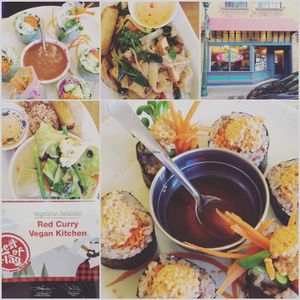 yummie at Red Curry Vegan Kitchen in Flagstaff