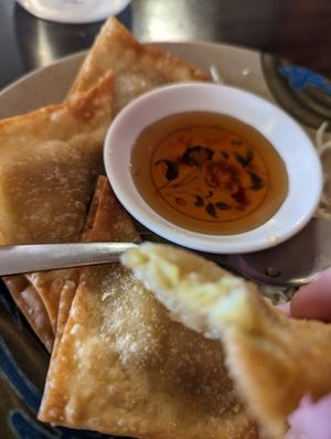 Samosa at Red Curry Vegan Kitchen in Flagstaff