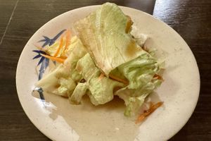 Side saladd  at Red Curry Vegan Kitchen in Flagstaff