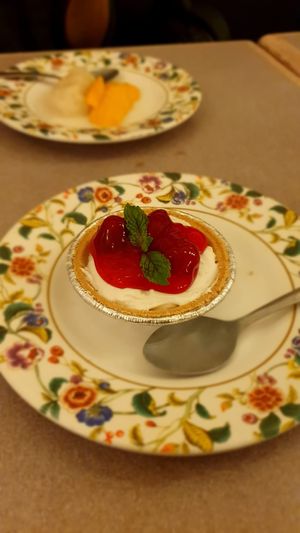 Cheesecake at Red Curry Vegan Kitchen in Flagstaff