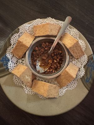 Fried tofu   at Red Curry Vegan Kitchen in Flagstaff