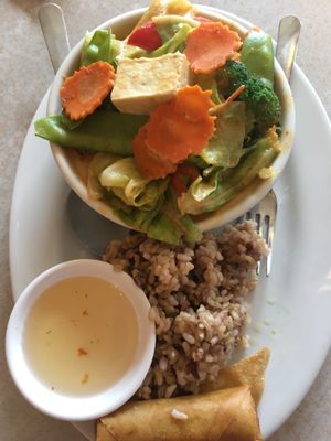 Red Curry with Tofu at Red Curry Vegan Kitchen in Flagstaff